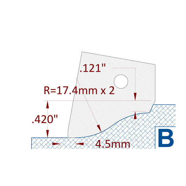 Insert Panel and Outside Edge Router Bit | Royce America