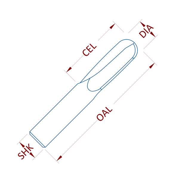 2 Flute Ballnose Slow Helix