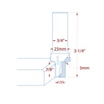 PCD Diamond "30" MDF Door Bit