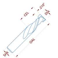 2 Flute Mortise Compression