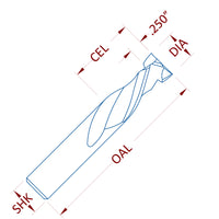 2 Flute Mortise Compression