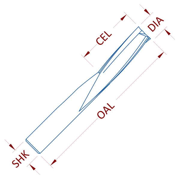 3 Flute Downcut Low Helix Finisher