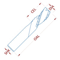 3 Flute Downcut Chipbreaker Finisher